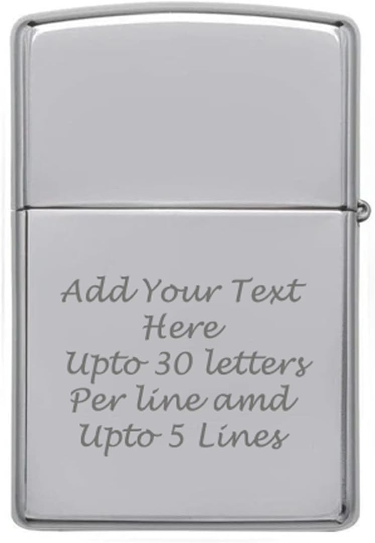 Personalized Jim Beam Pewter Emblem Chrome ZIPPO Lighter - Free Engraving - Christmas, Halloween & Valentines Day Gift